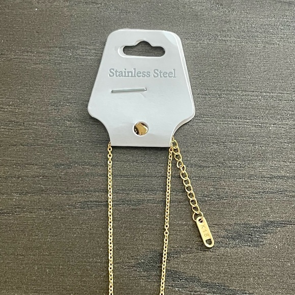 🌙 Stainless steel K18 plated dainty necklace. - Picture 3 of 7